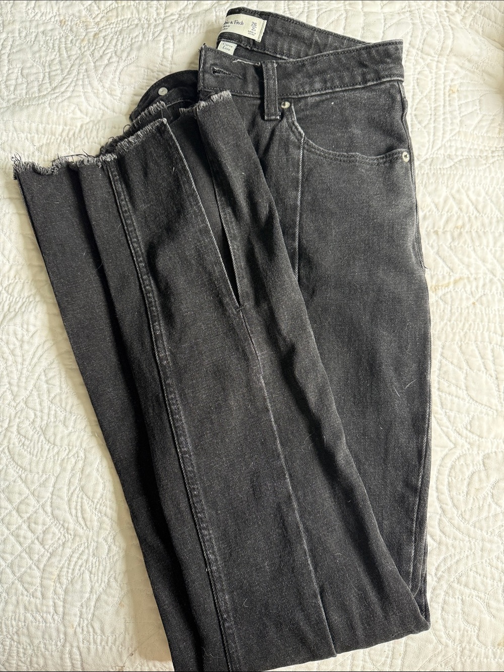 Abercrombie & Fitch Black Boot Cut Jeans